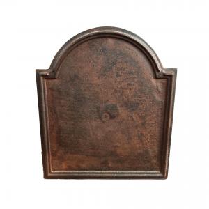 Placa antiga de ferro fundido. Final do século XIX.